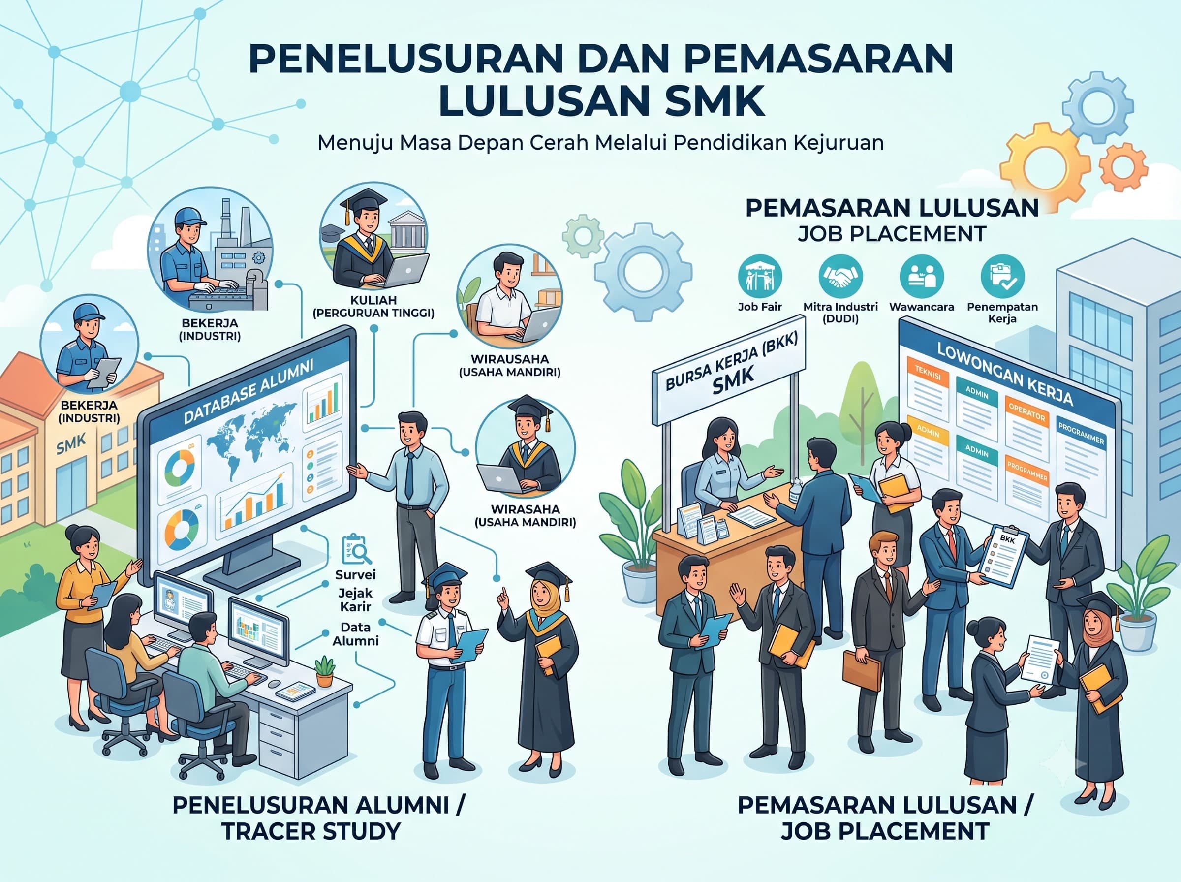 Aplikasi Penelusuran dan Pemasaran Alumni SMK